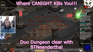 OUR FIRST DUNGEON CLEAR!! Duo w/BTNeanderthal | Burizazon | Project Diablo 2 Season 2 Transcendence