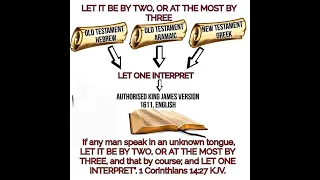 God Preserves His Word.The OT in Hebrew & Aramaic & NT in Greek translated to KJV Bible in English.
