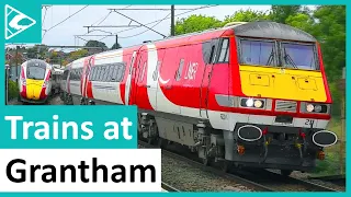 Trains at Grantham (ECML) 26/10/2021