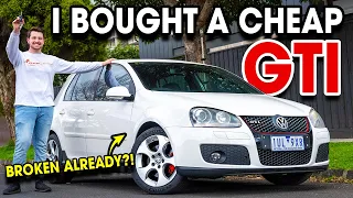 I Bought a CHEAP VW Golf GTI and it Already has Issues..