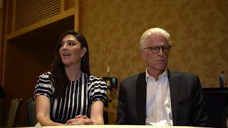 Ted Danson and D'Arcy Carden of The Good Place