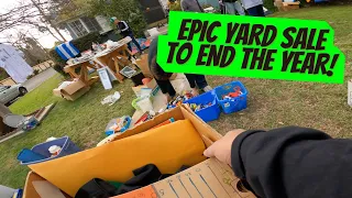 EPIC YARD SALE TO END THE YEAR!!