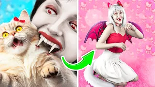 Hello Kitty Fue Adoptada Por Una Familia De Vampiros  Niña Adoptada Quiere Convertirse En Vampiro