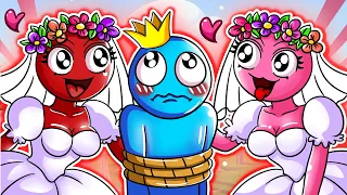 Will BLUE Marry RED or PINK? 💖💗 Love Story!! | RAINBOW FRIENDS 2 ANIMATION | Rainbow Magic TDC