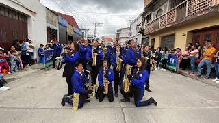 DESFILE FIESTAS JULIAS - Banda Musical Colegio "De La Salle" 2023 / Huehuetenango, Guatemala