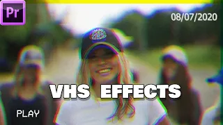 Retro VHS Look Effect Tutorial (No Plugins) | Premiere Pro CC 2020