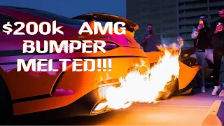 $200k AMG GT63s SHOOTS FLAMES & MELTS BUMPER 😱 | VisionaryFE