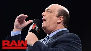 Paul Heyman: „Brock Lesnar ist bereit für Goldberg!“: Raw, 10. Oktober 2016