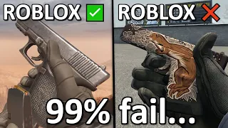CAN YOU TELL IF THIS IS ROBLOX???" (IMPOSSIBLE...)