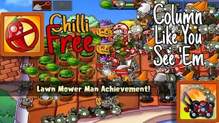 Plants vs Zombies Minigame | Column Like You See 'Em | Chilli Free & Lawn Mower Man Achievement