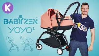 Babyzen YOYO² - коляска для путешествий. Легкая прогулочная коляска, люлька YOYO Bassinet 2 в 1