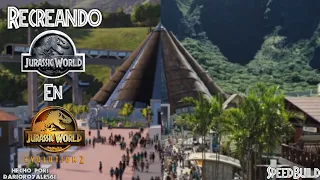 Recreando Jurassic World en Jurassic World Evolution 2 (SpeedBuild)