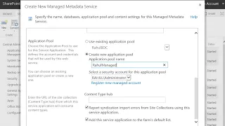 Managed Metadata Service Application in SharePoint 2019