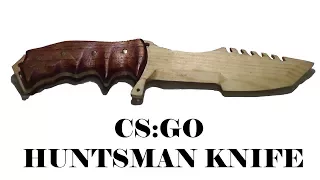 Wooden CS:GO Huntsman Knife | BEST ON YOUTUBE?