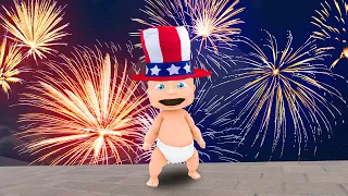 Baby Celebrates 4th Of July!