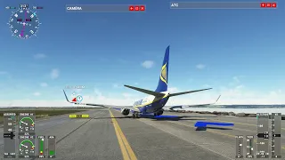 MICROSOFT FLIGHT SIMULATOR 2020 | l MARSEILLE TO OUJDA TAKE OFF BOEING 737-700 RYANAIR