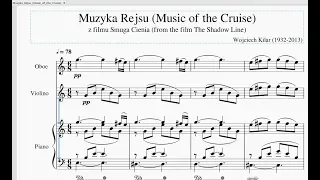 Wojciech Kilar, Music of the Cruise from the film The Shadow Line, Muzyka Rejsu z filmu Smuga Cienia