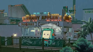 90's city night - rainy lofi hip hop [ chill beats to relax/study to ]