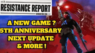 Generation Zero, A New Game ? 5th Anniversary, Next Update & More !