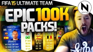 EPIC 100K PACKS! w/ 7 TEAM OF THE YEARS!! - FIFA 15