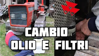 CAMBIAMO L'OLIO E IL FILTRO AL MASSEY FERGUSON 134C!