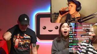 Blau Reacts to OfflineTV Fear Pong Challenge ft. The Yard