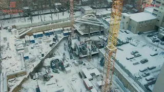 Хід будівництва ЖК Montreal House за січень 2021 р.