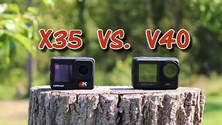 Campark X35 VS. Campark V40 Dual Screen Action Cams: Review and Field Testing!!