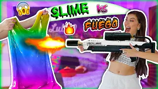 CRAZY EXPERIMENTS WITH SLIME !! 😱 I BURNED IT AND IT HAPPENED 🔥 - Lulu99