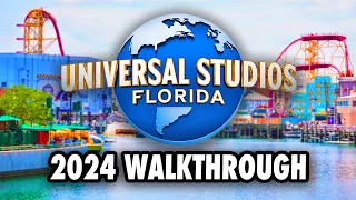 Universal Studios Florida 2024 Walkthrough - Universal Orlando Resort Tour [4K]