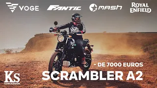 COMPARATIF DES SCRAMBLER A2 À MOINS DE 7000 €