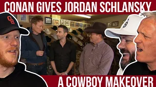 Conan Gives Jordan Schlansky A Cowboy Makeover REACTION | OFFICE BLOKES REACT!!