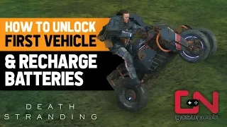 Death Stranding Bike - How to Unlock First Vehicle, Power the Bike & Recharge Batteries