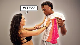 GIRLFRIEND FINDS ANOTHER GIRL'S PANTIES PRANK!