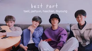 Best part- Daniel Caesar (ft. H.E.R) cover by NCT (taeil, jaehyun, haechan, doyoung)