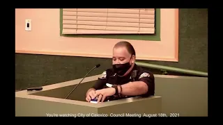 City of Calexico Council Meeting August 18th, 2021