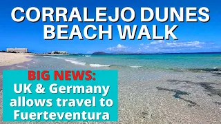 Corralejo Dunes Beach Walk - Fuerteventura Best Beaches