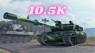BZ-75  8 Kills 10.5K Damage  World of Tanks Replays 4K The best tank game