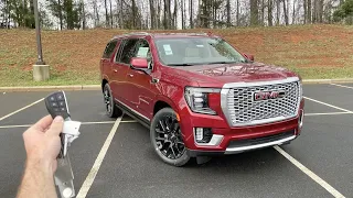 2023 GMC Yukon XL 4WD Denali: Start Up, Exhaust, Test Drive, Walkaround, POV and Review