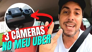 Melhor Câmera Veicular para Uber: Azdome M550 tripla Full HD