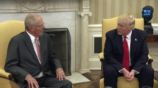 President Trump Meets With President Pedro Pablo Kuczynski of Peru