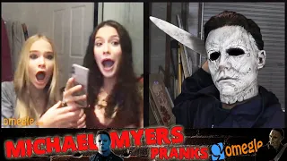 MICHAEL MYERS PRANKS en OMEGLE I Bromas y Sustos con #PelisDeTerror