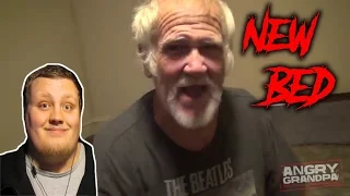 ANGRY GRANDPA'S NEW BED! REACTION!!!