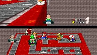 [TAS] [Obsoleted] SNES Super Mario Kart by Huffers in 23:10.88