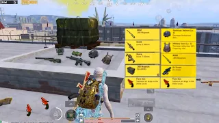 I LANDED on 2 FLARE GUNS on MILITARY BASE🔥Pubg Mobile