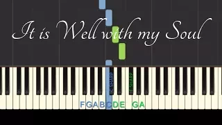 Easy Piano Tutorial: It is Well with my Soul, with free sheet music!