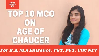 Top 10 MCQ on Age of Chaucer || History of English Literature