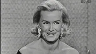 What's My Line? - Arnold Palmer; Dina Merrill; Martin Gabel [panel] (Aug 7, 1960)