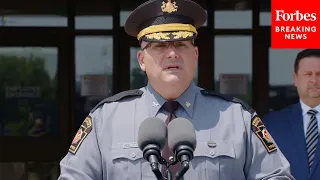 Pennsylvania State Police Hold Press Briefing After State Trooper Killed, Another Shot In Shootout