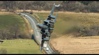 MACH LOOP USAF FLYING LOW - 4K